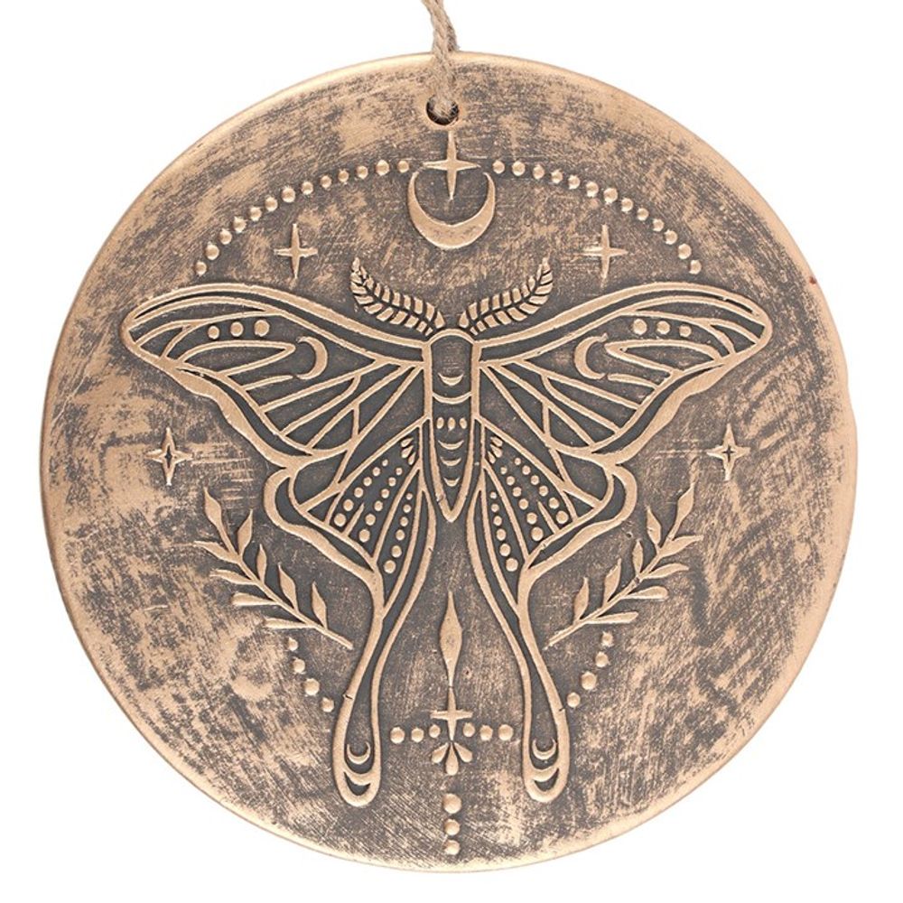 Luna Moth Terracotta Plaque