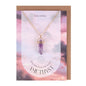 Amethyst Crystal Necklace Card